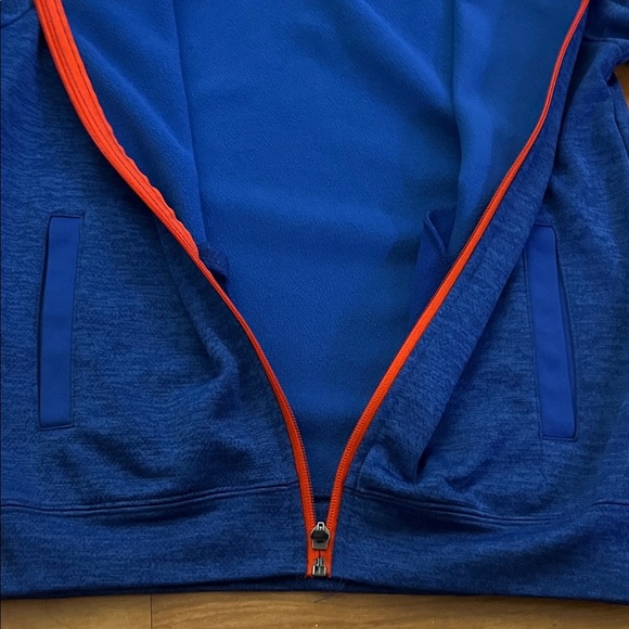 Colosseum Blue and Orange OKC Thunder Kids Hoodie - Picture 7 of 8